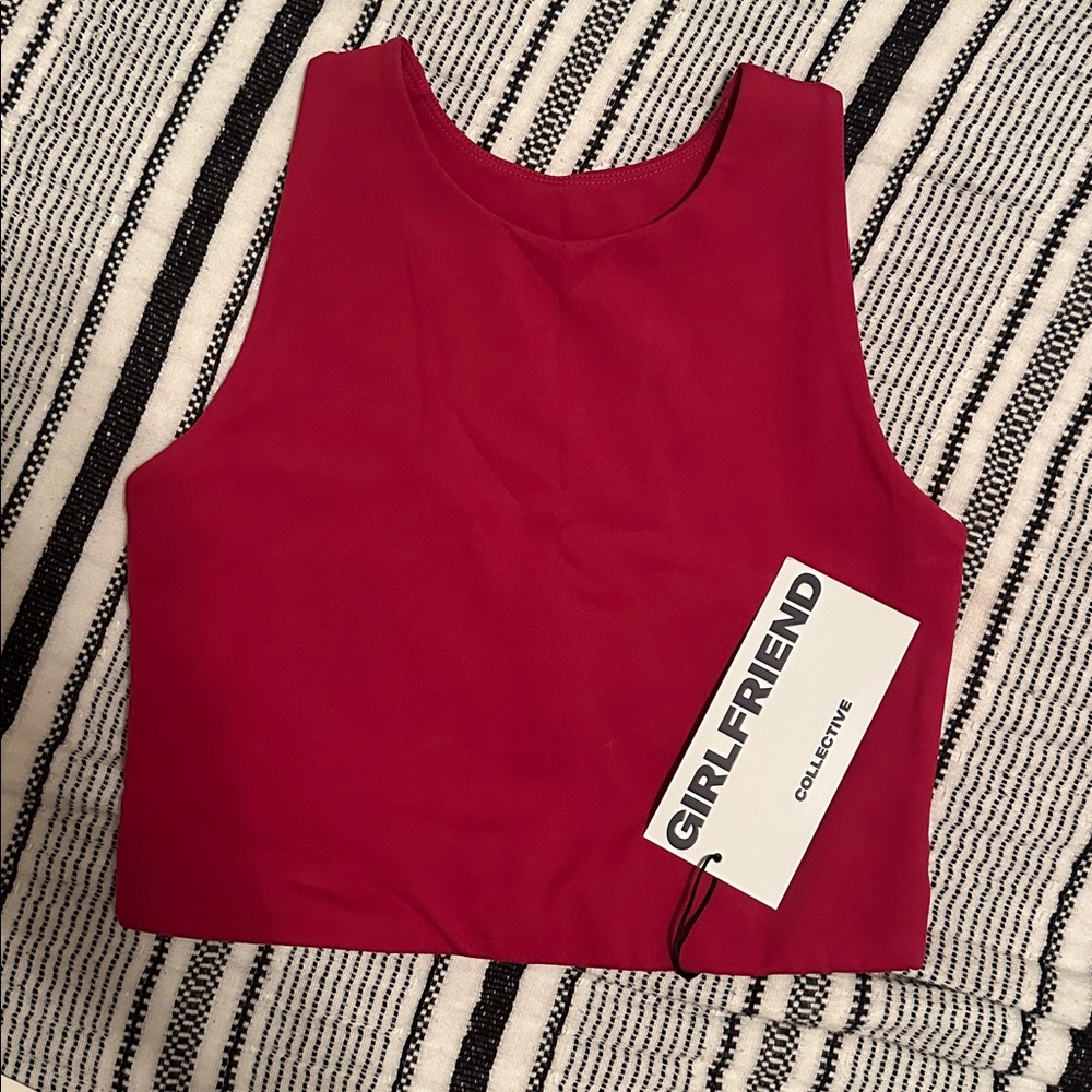 Girlfriend Collective Dylan Tank in Mulberry